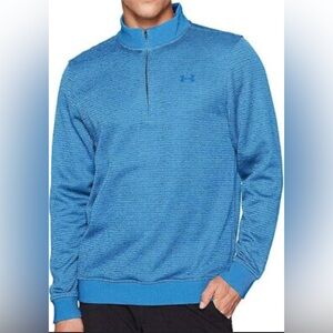Under Armour Vibrant Bright Blue Quarter-Zip Pullover Golf Men’s XXL